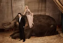 reese witherspoon elephants robert pattinson circus water for elephants 5900x4421 wallpaper Art HD Wallpaper